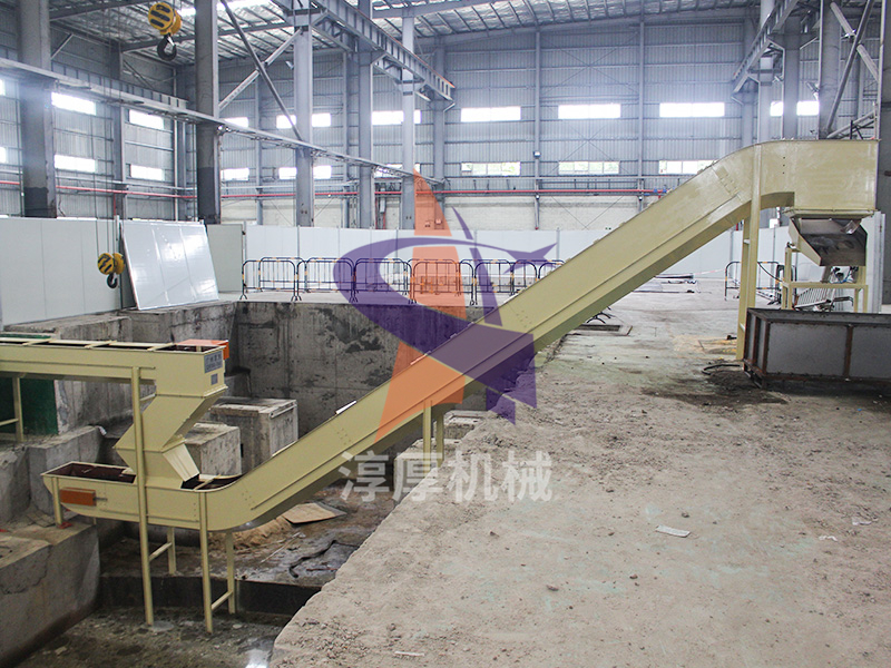 V-type scraper waste conveyor